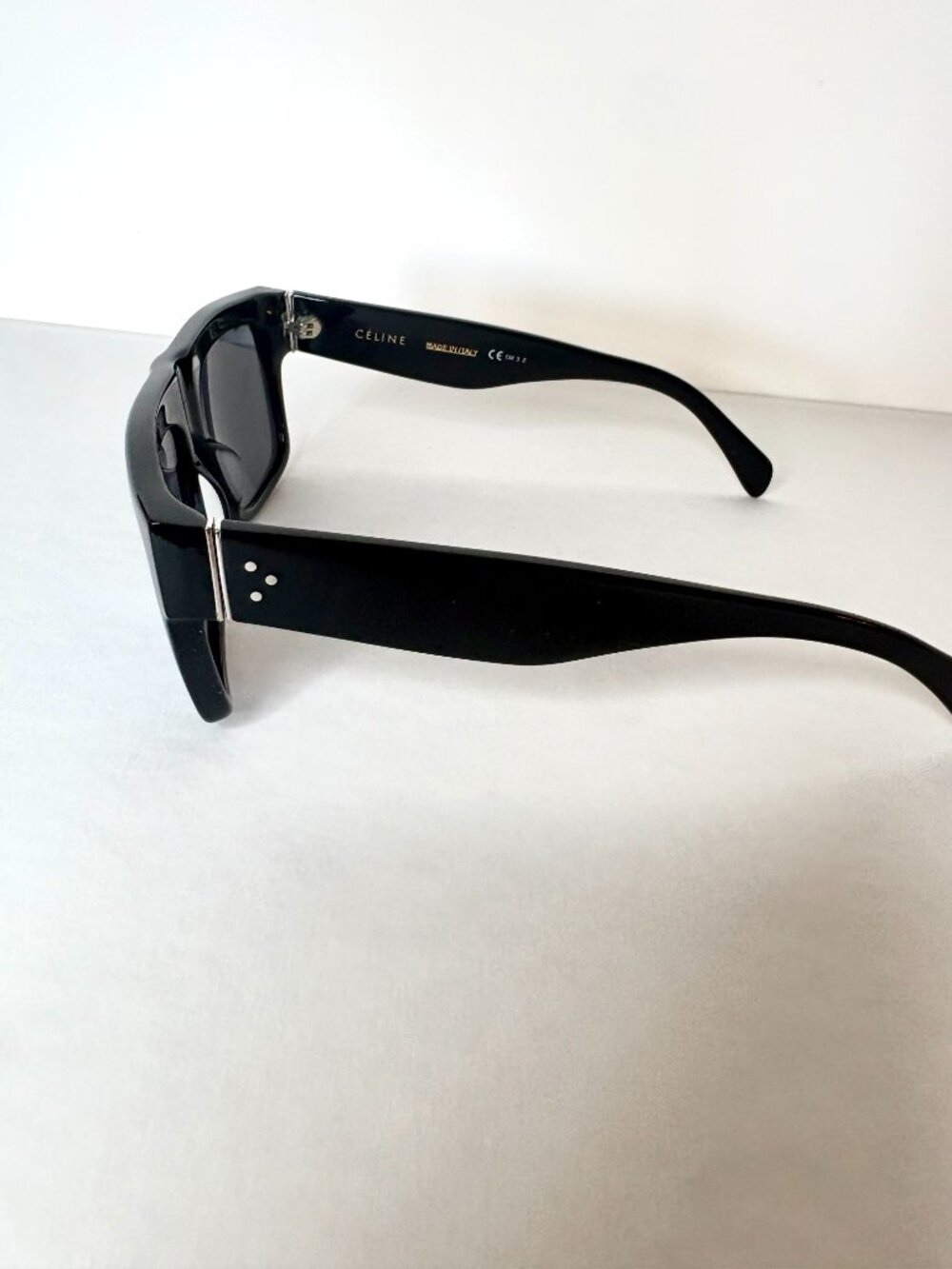 Celine, Acetate Rectangular Sunglasses - Picture 8 of 14